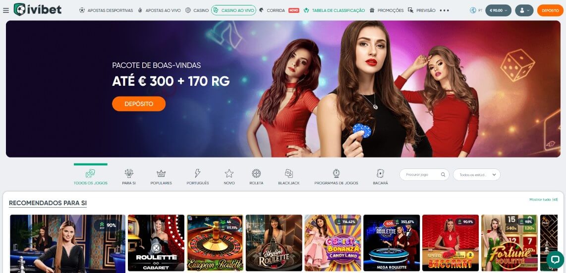 Live Casino na Ivibet