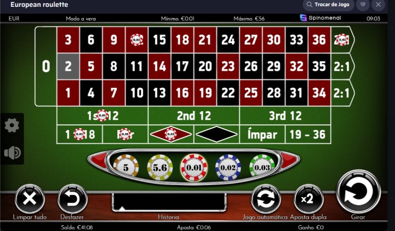 Jogo de mesa no casino BDMBet