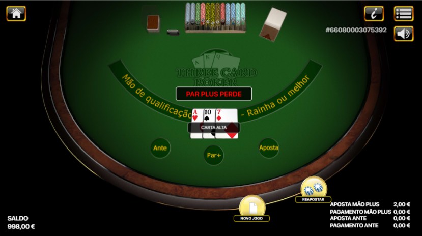 Mesa De Poker no Betonred Casino