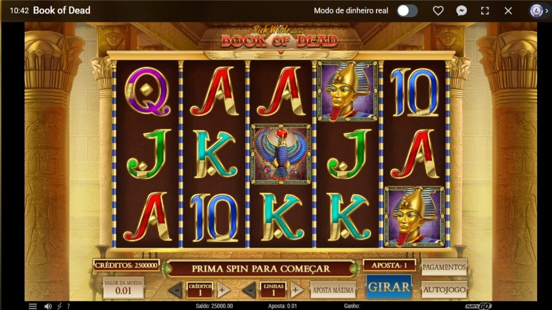 Book Of Dead: Slots de 1 Cêntimo da Leon bet Casino