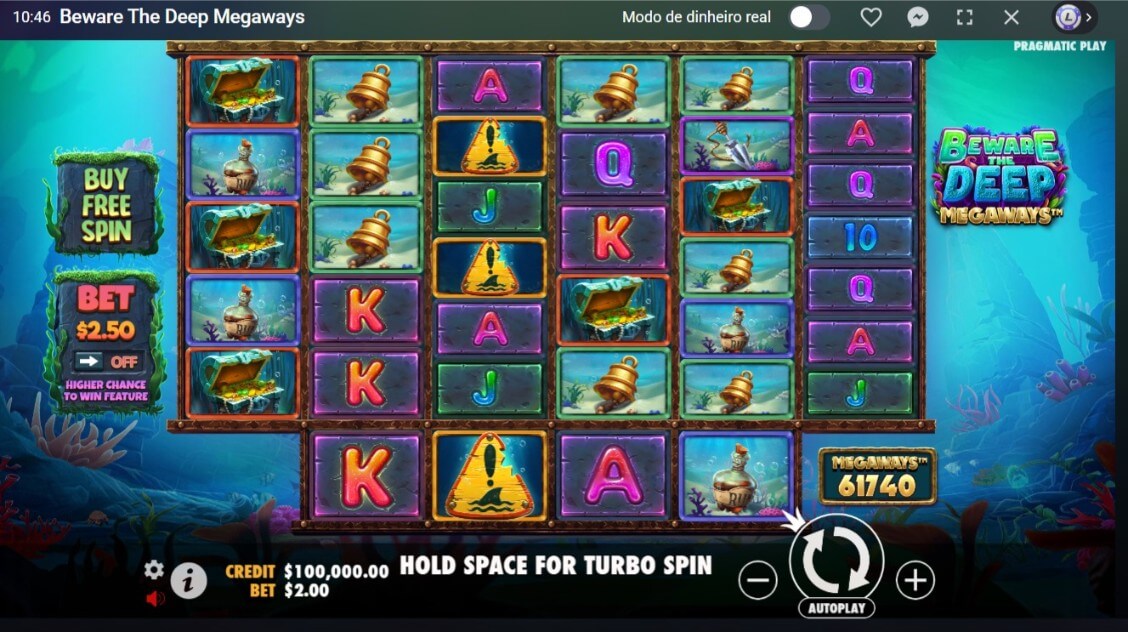 Slots que mais pagam na Leon Bet: Beware The Deep Megaways 